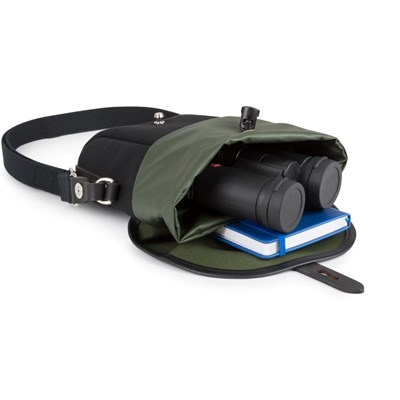 Billingham Galbin 8 Binocular Case - Black Canvas & Black Leather