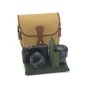 Billingham S2 Camera Bag - Sage FibreNyte & Chocolate Leather