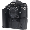 Nikon F3 body w/- MF-14 Data Back, MD-4 Motor Drive & MC-10 RemoteRelease Grade 8