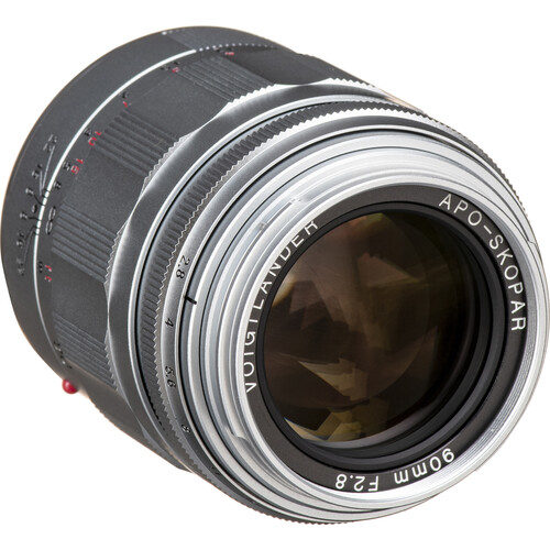 Voigtlander 90mm f/2.8 APO-SKOPAR Lens Silver: Leica M grade 9