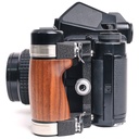 Pentax 67 II body w/- wooden grip + original strap + 105mm f/2.4 Grade 9