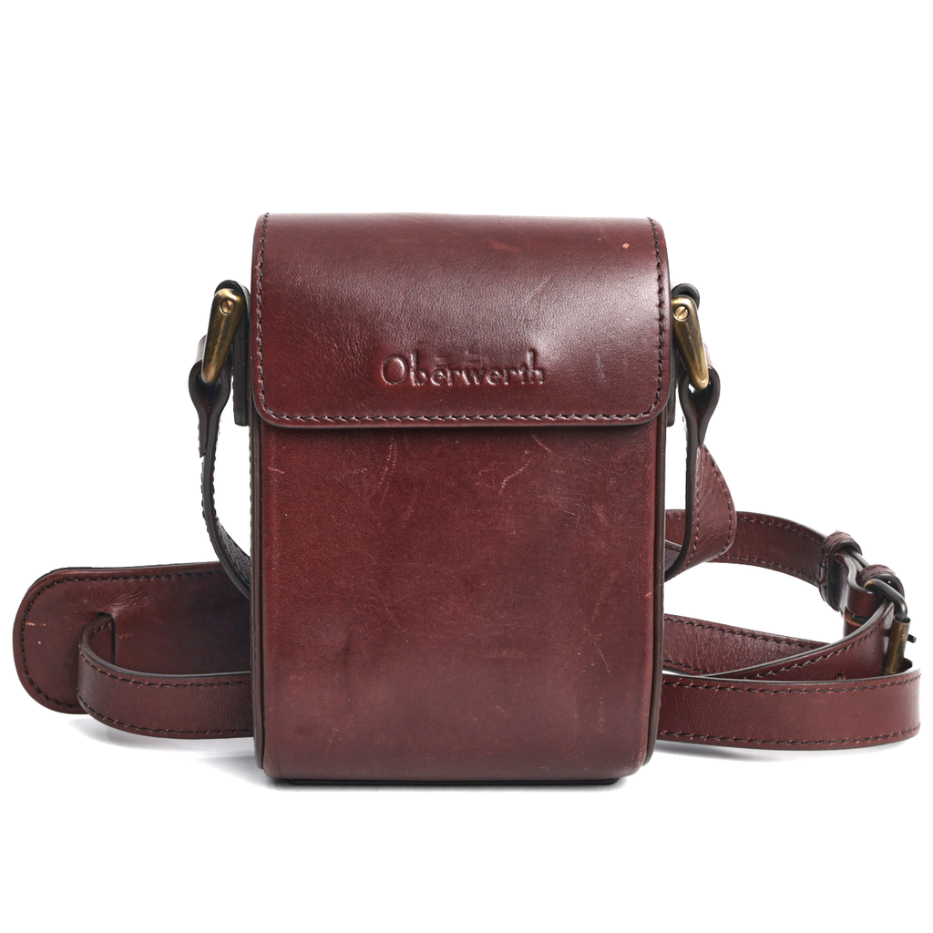 Oberwerth CrossBody Holster for Leica M & Q Dark Brown Grade 8