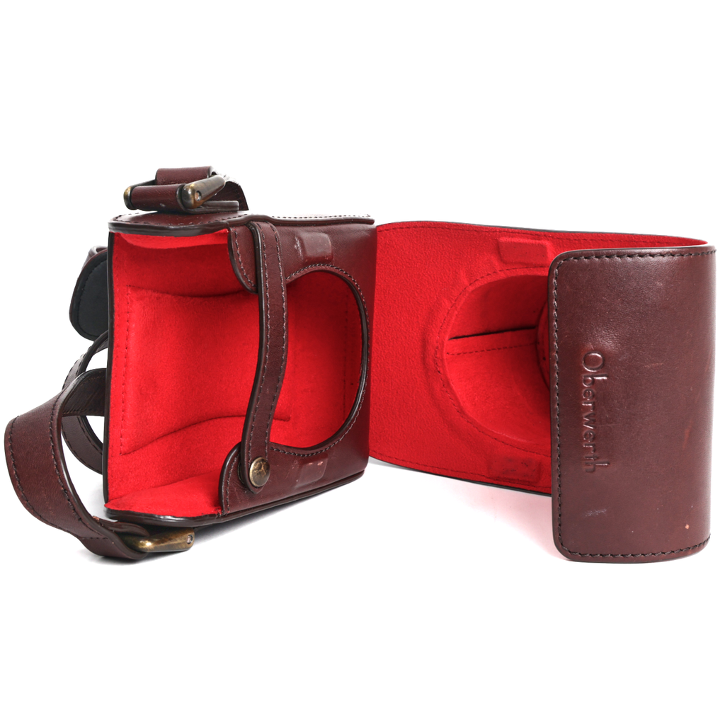 Oberwerth CrossBody Holster for Leica M & Q Dark Brown Grade 8