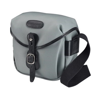 Billingham Hadley Digital - Grey Canvas & Black Leather