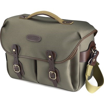 Billingham Hadley One - Sage Fibrenyte & Chocolate Leather