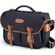 Billingham Hadley Pro - Black Canvas & Tan Leather