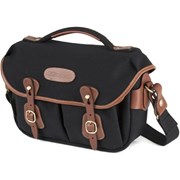 Billingham Hadley Small Pro - Black Canvas & Tan Leather