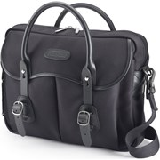 Billingham Thomas Briefcase & Laptop Bag - Black Fibrenyte & Black Leather