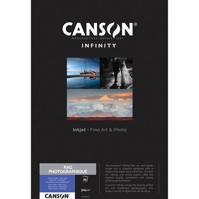 Canson A3+ Rag Photographique 310gsm (25 Sheets)