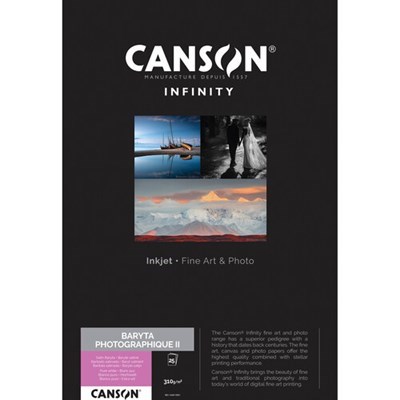 Canson A3+ Baryta Photographique II Matt 310gsm (25 Sheets)