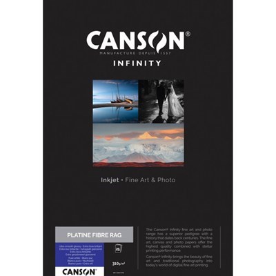 Canson A3+ Platine Fibre Rag 310gsm (25 Sheets)