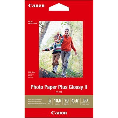 Canon 4x6 Photo Paper Plus Glossy II (50 Sheets)