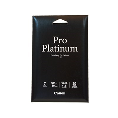 Canon 4x6 Photo Paper Pro Platinum (20 Sheets)