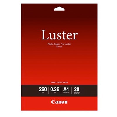 Canon A4 Luster Photo Paper Pro (20 Sheets)