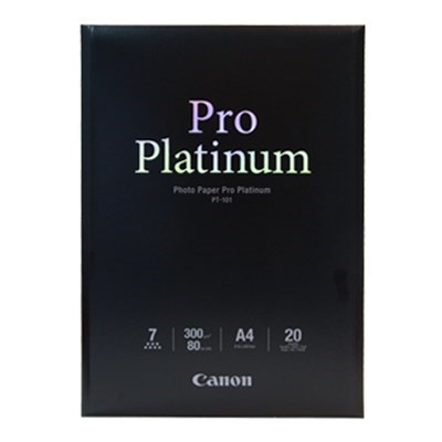 Canon A4 Photo Paper Pro Platinum (20 Sheets)