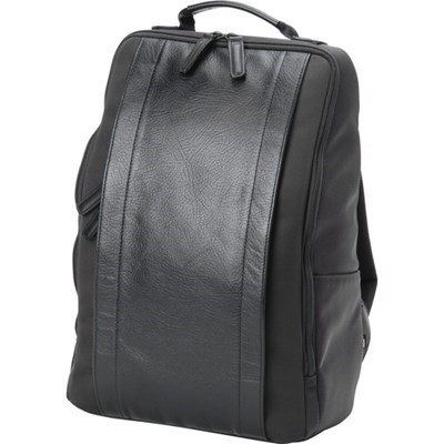 Artisan & Artist Nylon/Leather Camera Backpack Black