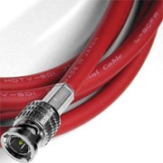 Cancare HD-SDI Video Coaxial Cable 1' BNC - BNC red Grade 10