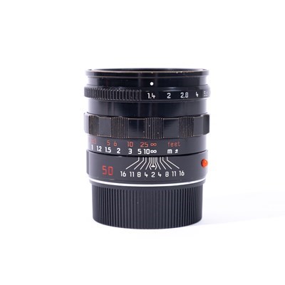 Leica 50mm f/1.4 Summilux-M III Pre-ASPH Black Paint (6-bit coded) Millennium 2000 Grade 8