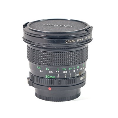 Canon FD 20mm f/2.8 lens Grade 9