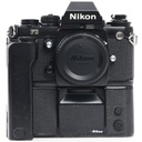 Nikon F3 body w/- MF-14 Data Back, MD-4 Motor Drive & MC-10 RemoteRelease Grade 8