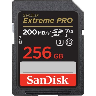 SanDisk 256GB Extreme PRO UHS-I SDXC Card