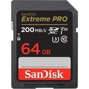 SanDisk 64GB Extreme PRO UHS-I SDXC Card 200MB/s 633x V30