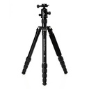 Benro GlobeTrotter Aluminium 5-Sect Tripod + Ball Head Kit Black