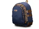 Billingham 25 Rucksack - Navy Canvas & Chocolate Leather