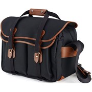 Billingham 445 - Black Canvas & Leather Tan