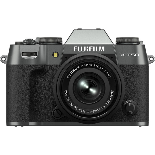 Fujifilm X-T50 Charcoal + 15-45mm f/3.5-5.6 OIS PZ lens 