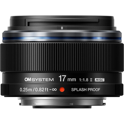 OM System 17mm f/1.8 II Lens - Black