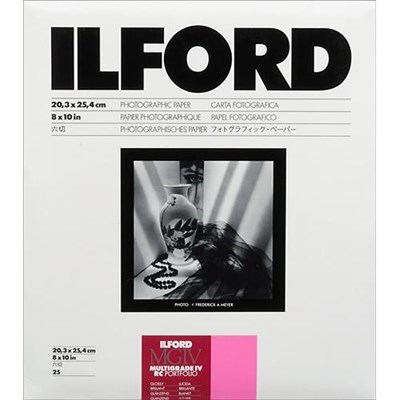 Ilford 8x10 MGIV RC Portfolio Glossy (25 Sheets)