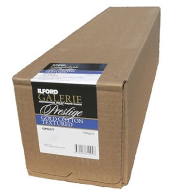 Ilford 17x15m Galerie Gold Cotton Textured 330gsm Roll