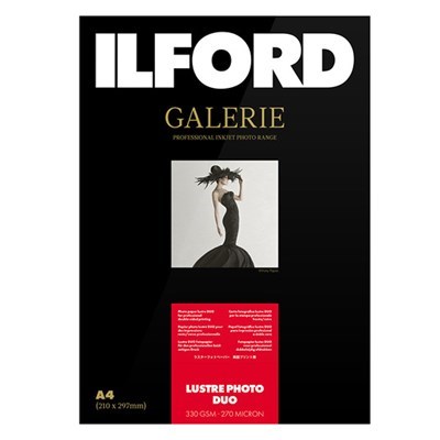 Ilford A4 Galerie Lustre Photo Duo 330gsm 25 Sheets