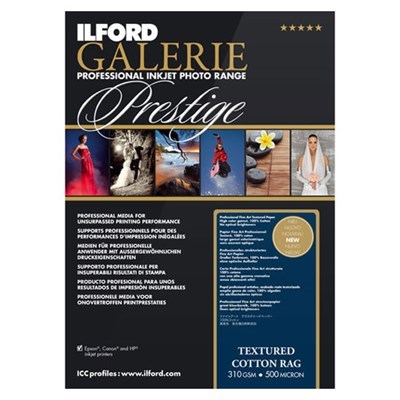 Ilford A2 Galerie Textured Cotton Rag 310gsm (25 Sheets)