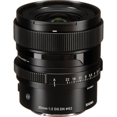 Sigma 20mm f/2 DG DN Contemporary I Series Lens : Sony FE