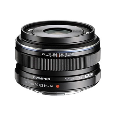 Olympus 17mm f/1.8 Wide Snap Lens - Black