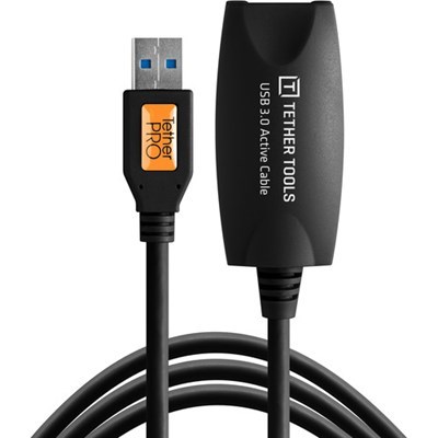 Tether Tools TetherPro 5m (16') USB 3.0 Active Extension Cable - Black