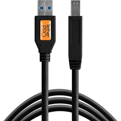 Tether Tools TetherPro 4.6m (15') USB 3.0 to Male B Cable - Black