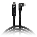 Tether Tools TetherPro 4.6m (15') Right Angle USB-C to USB-C Cable - Black