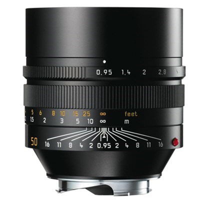 Leica 50mm f/0.95 Noctilux-M ASPH Lens - Black