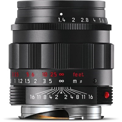 Leica 50mm f/1.4 Summilux-M ASPH Lens - Black Chrome