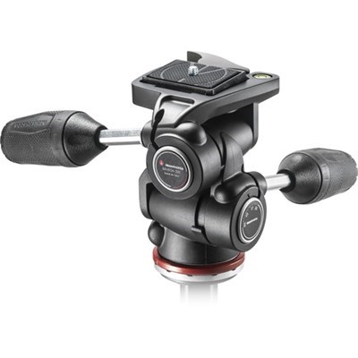 Manfrotto MH804-3W 3-Way Head Mark II inAdapto w/ Retractable Leavers