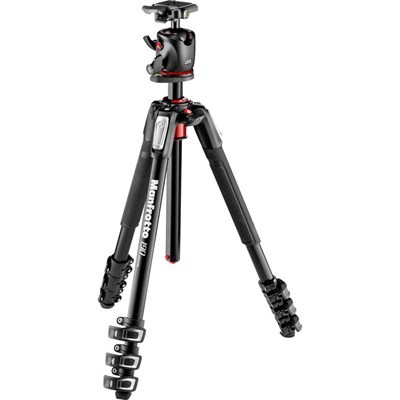 Manfrotto 190XPRO4 Aluminium 4-Sect Tripod +XPRO-BHQ2 Ball Head