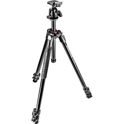 Manfrotto 290 Xtra Aluminium 3-Sect Tripod +496RC2 Ball Head