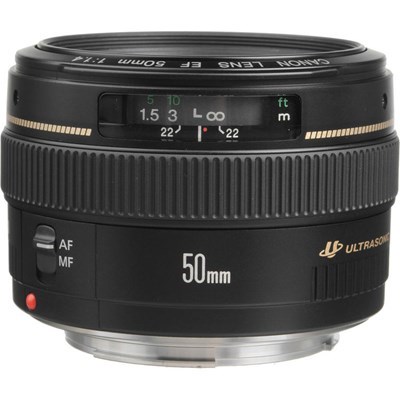 Canon EF 50mm f/1.4 USM Lens .