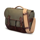 Billingham Eventer II Camera/Laptop Bag - Sage Fibrenyte & Chocolate Leather