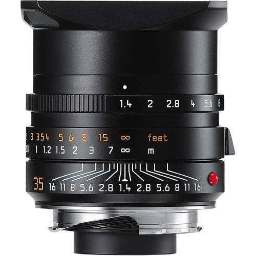 [SHLM11663-8] Leica 35mm f/1.4 Summilux-M ASPH Bk Grade 8