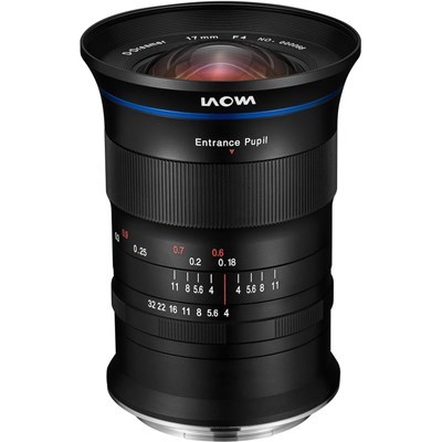 [SHVE1740GFX-0] Laowa (Venus Optics) 17mm f/4 Zero-D lens for GFX Grade 10