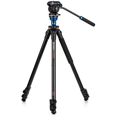 [A1573FS2PRO] Benro A1573FS2PRO Aluminium 3-Sect Video Tripod + S2PRO Video Head